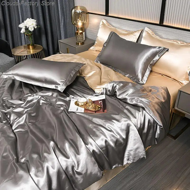 Silk Duvet Cover - LuxeDreams