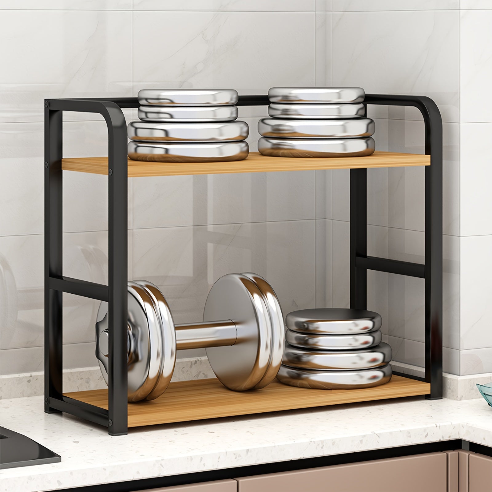 Stainless Steel Kitchen Shelf - LuxeCraft