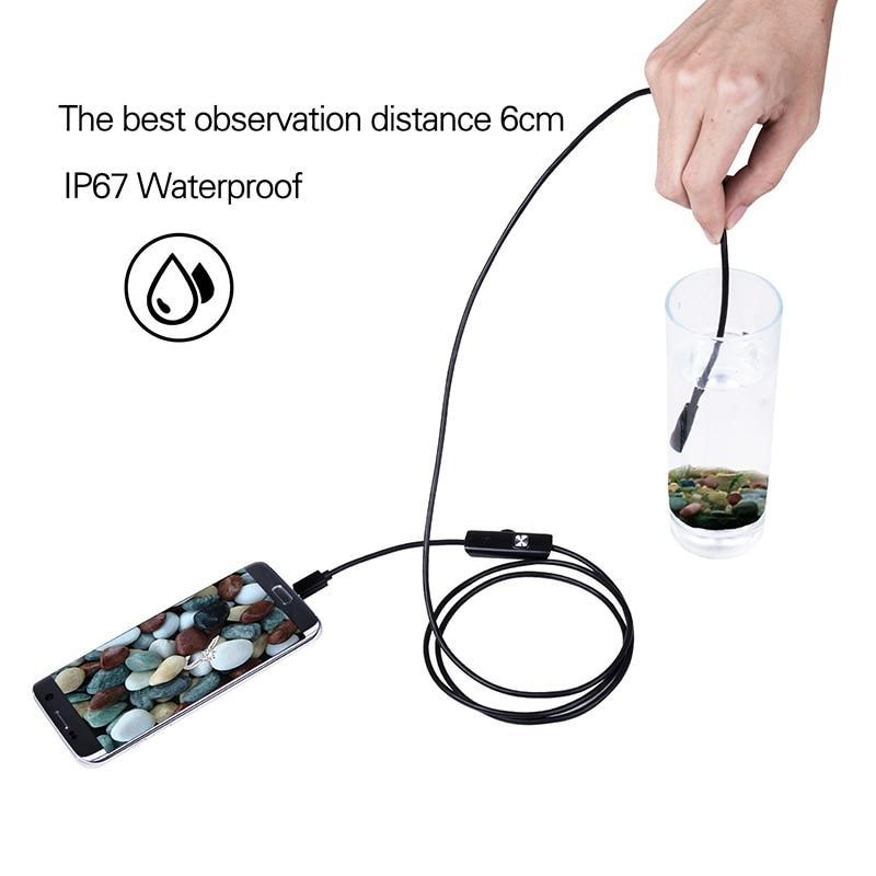 Endoscope Camera - ClearView Pro, 7mm Waterproof Inspection Tool