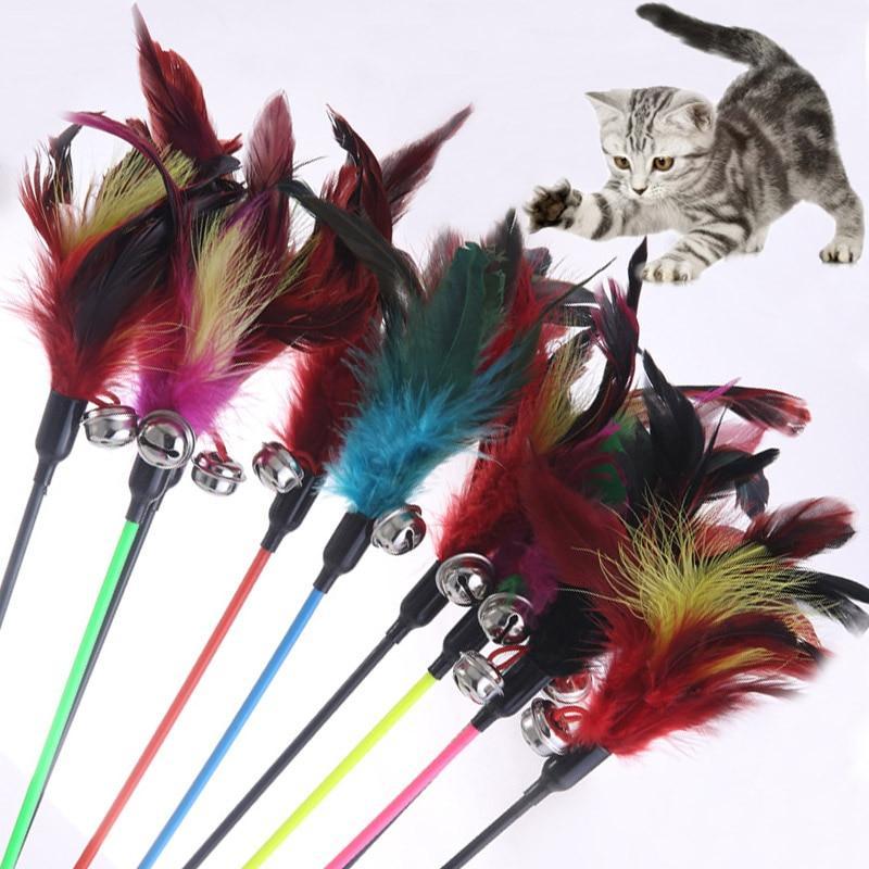 Feather Cat Stick Toy - Purrfect Playtime
