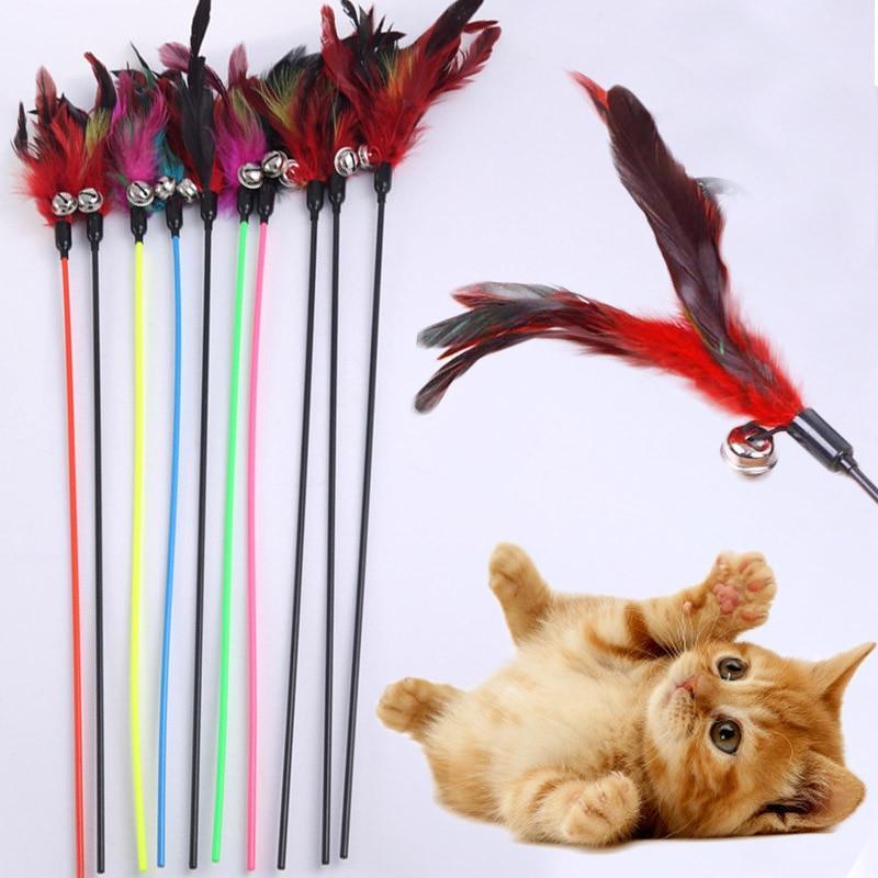 Feather Cat Stick Toy - Purrfect Playtime
