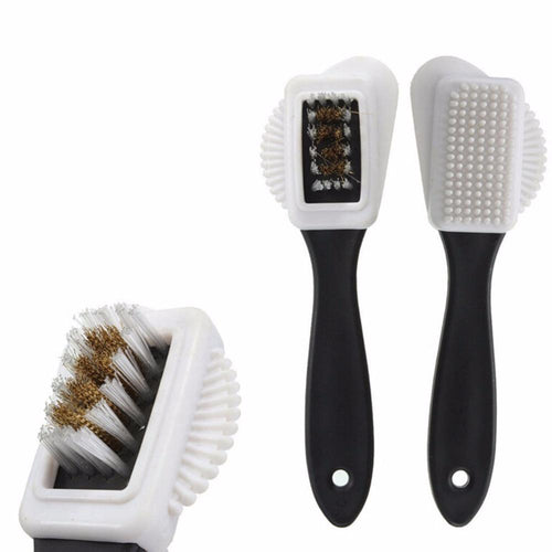 3 Side Cleaning Shoe Brush - LuxeClean Essentials
