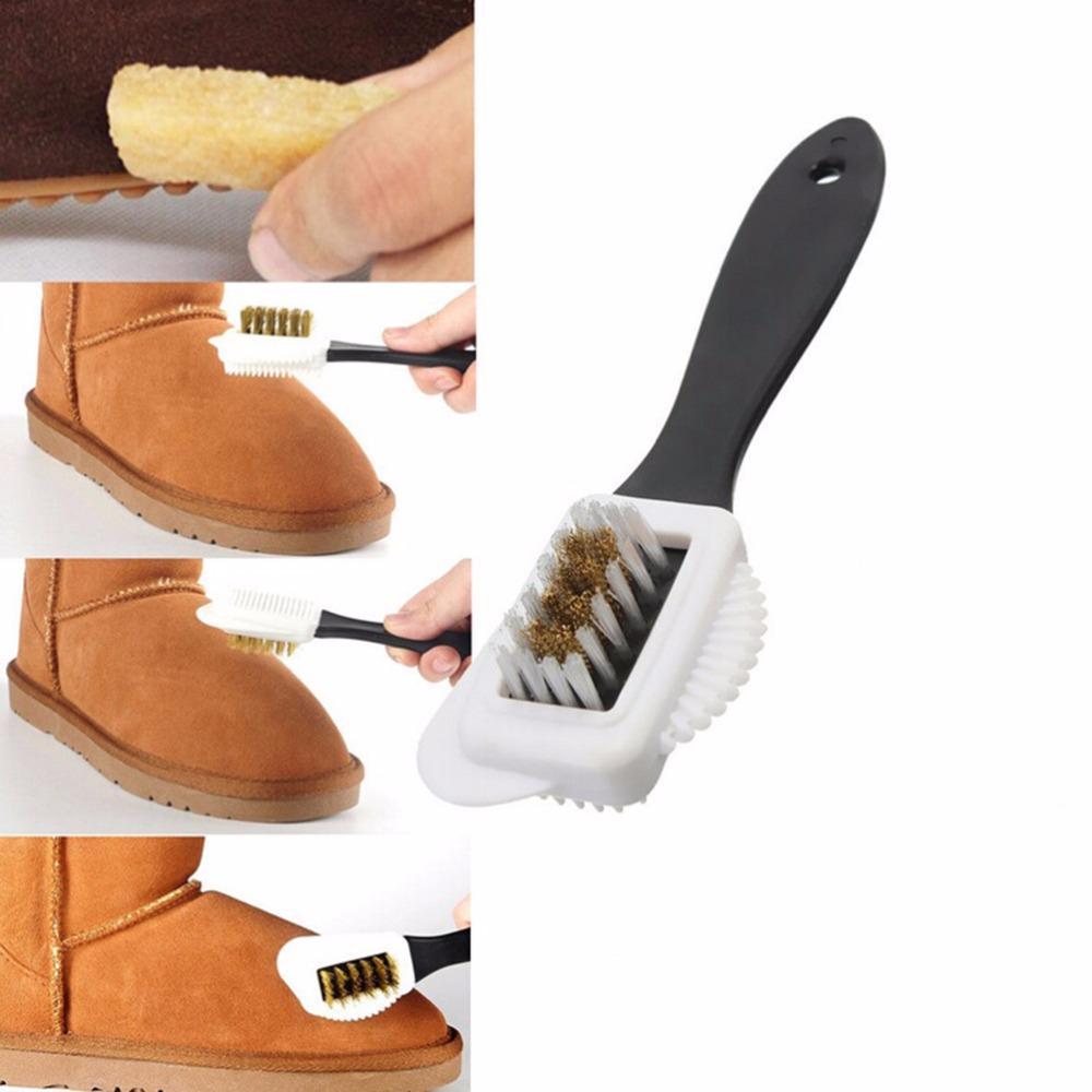 3 Side Cleaning Shoe Brush - LuxeClean Essentials