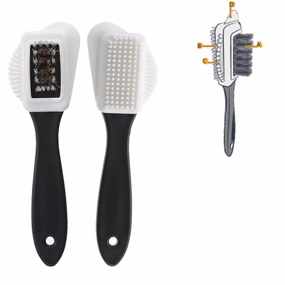 3 Side Cleaning Shoe Brush - LuxeClean Essentials