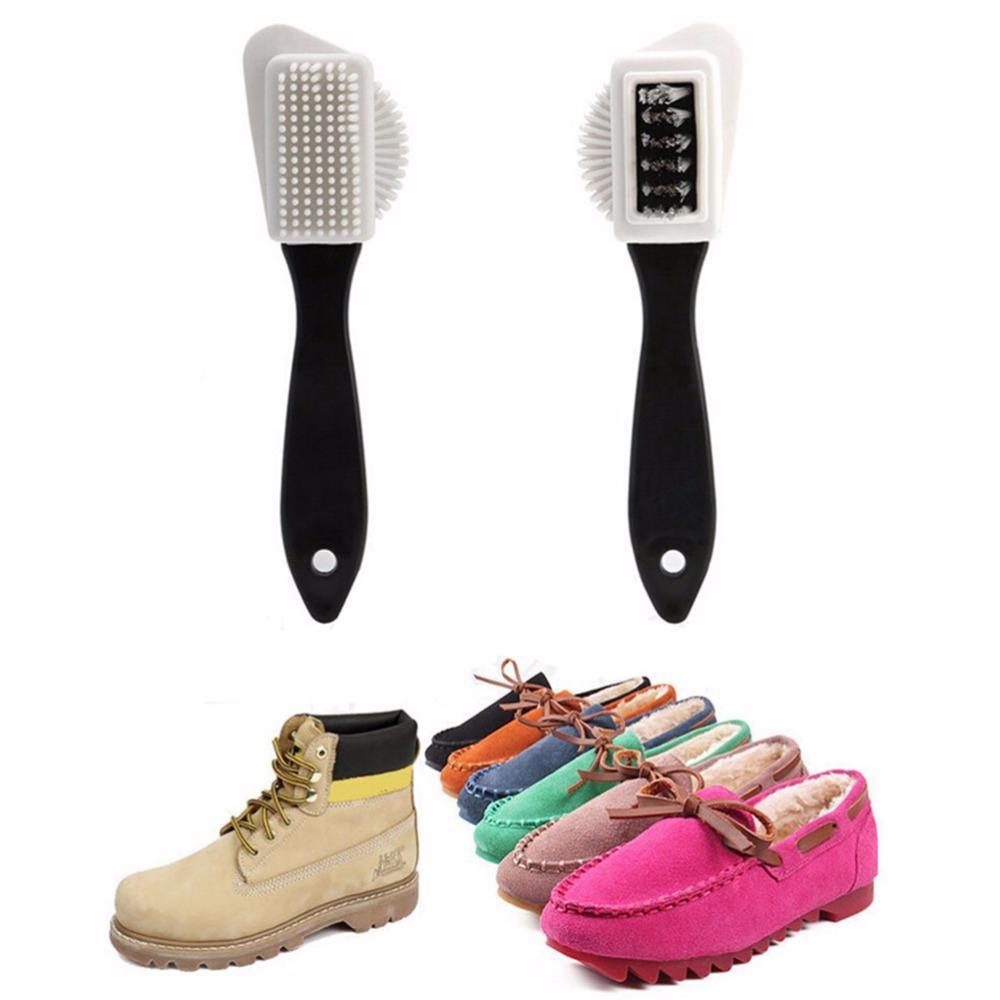 3 Side Cleaning Shoe Brush - LuxeClean Essentials