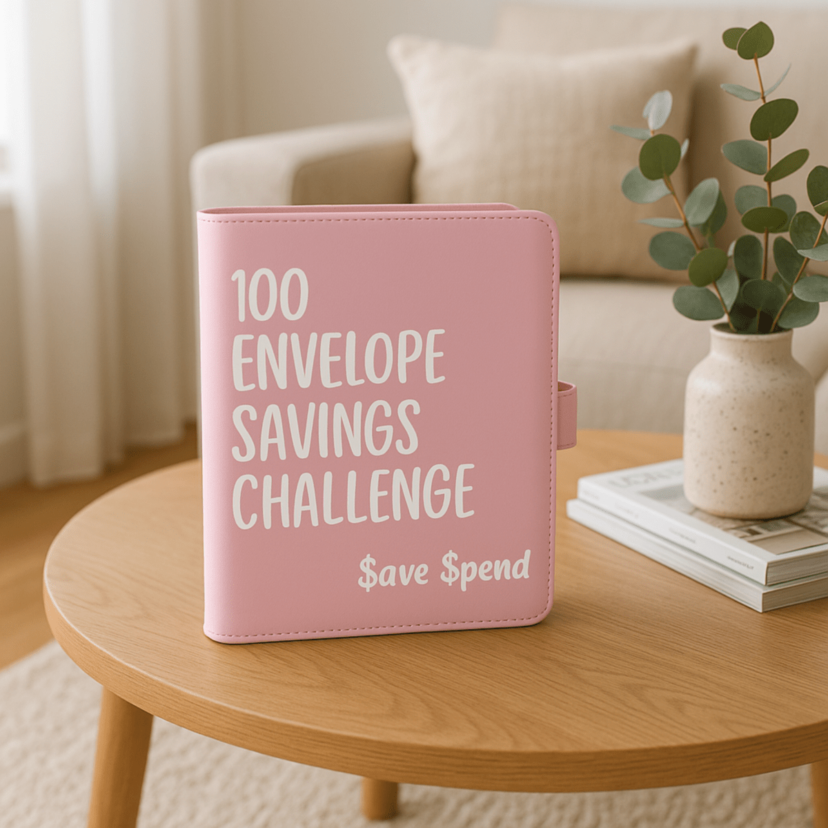 Budget Binder - Financia Luxe 100 Envelope Challenge System