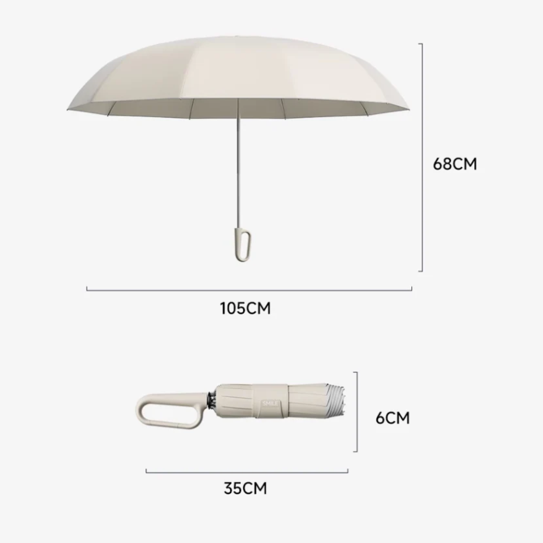 Windproof Umbrella with Reflective Edge - StormShield