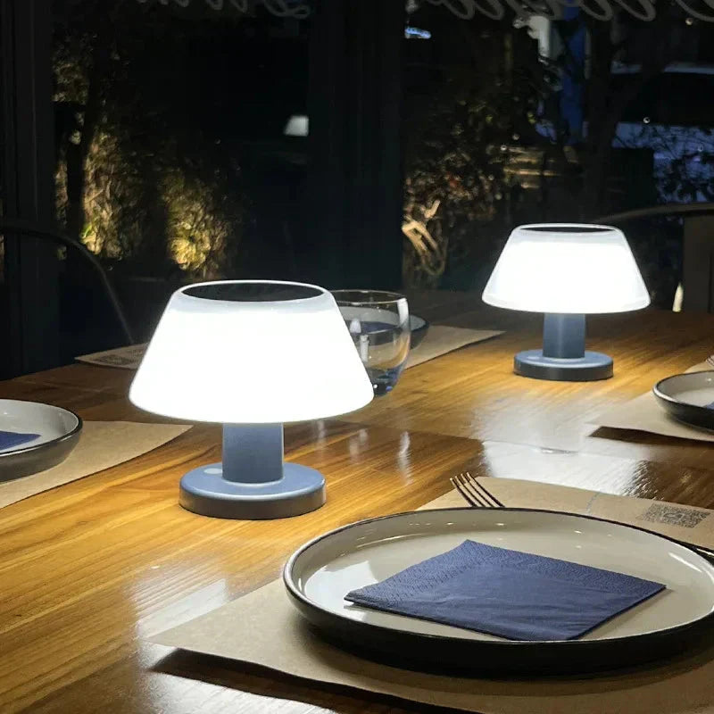 Solar Table Lamp - LuminaEco