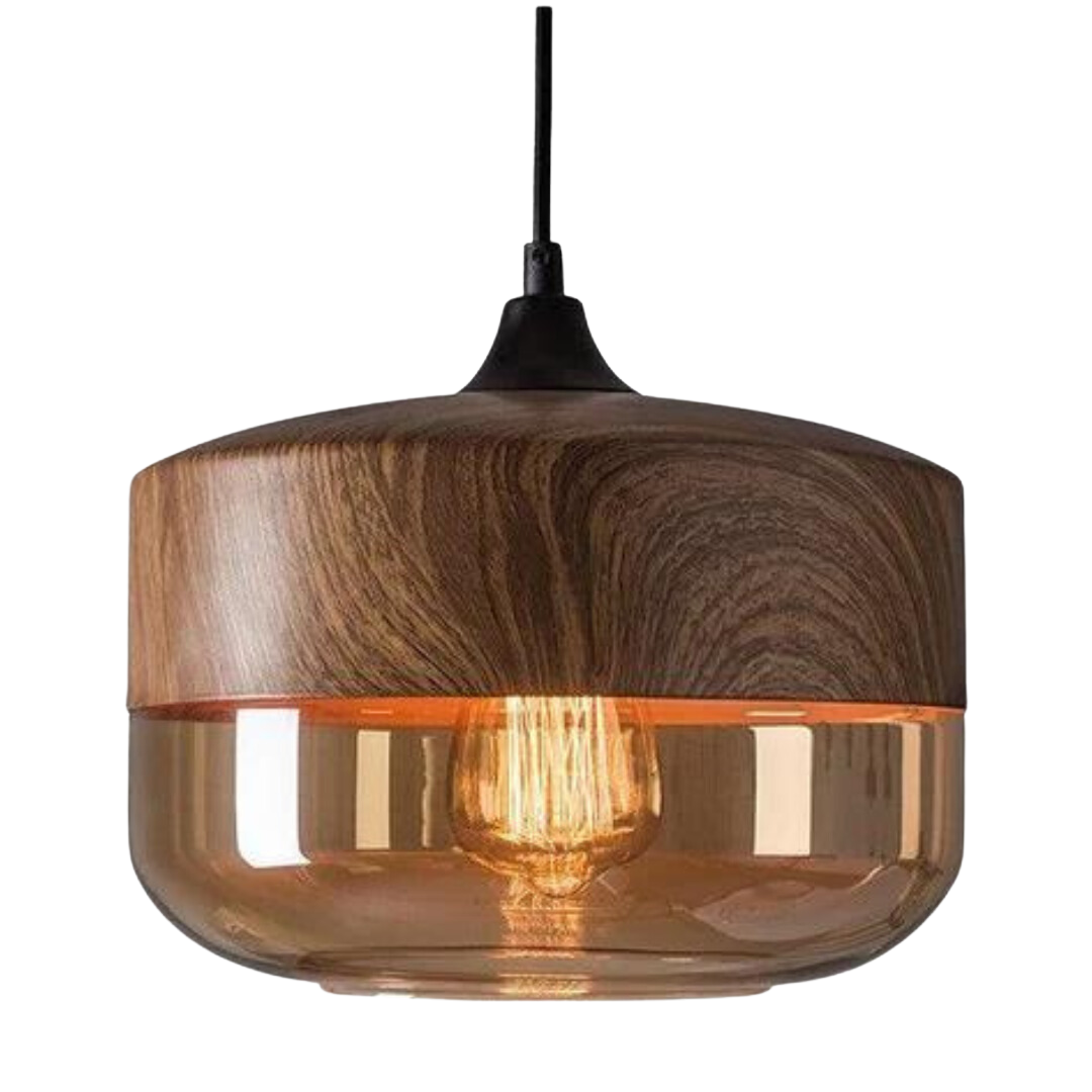 Scandinavian Wood Ceiling Light - LumaCraft