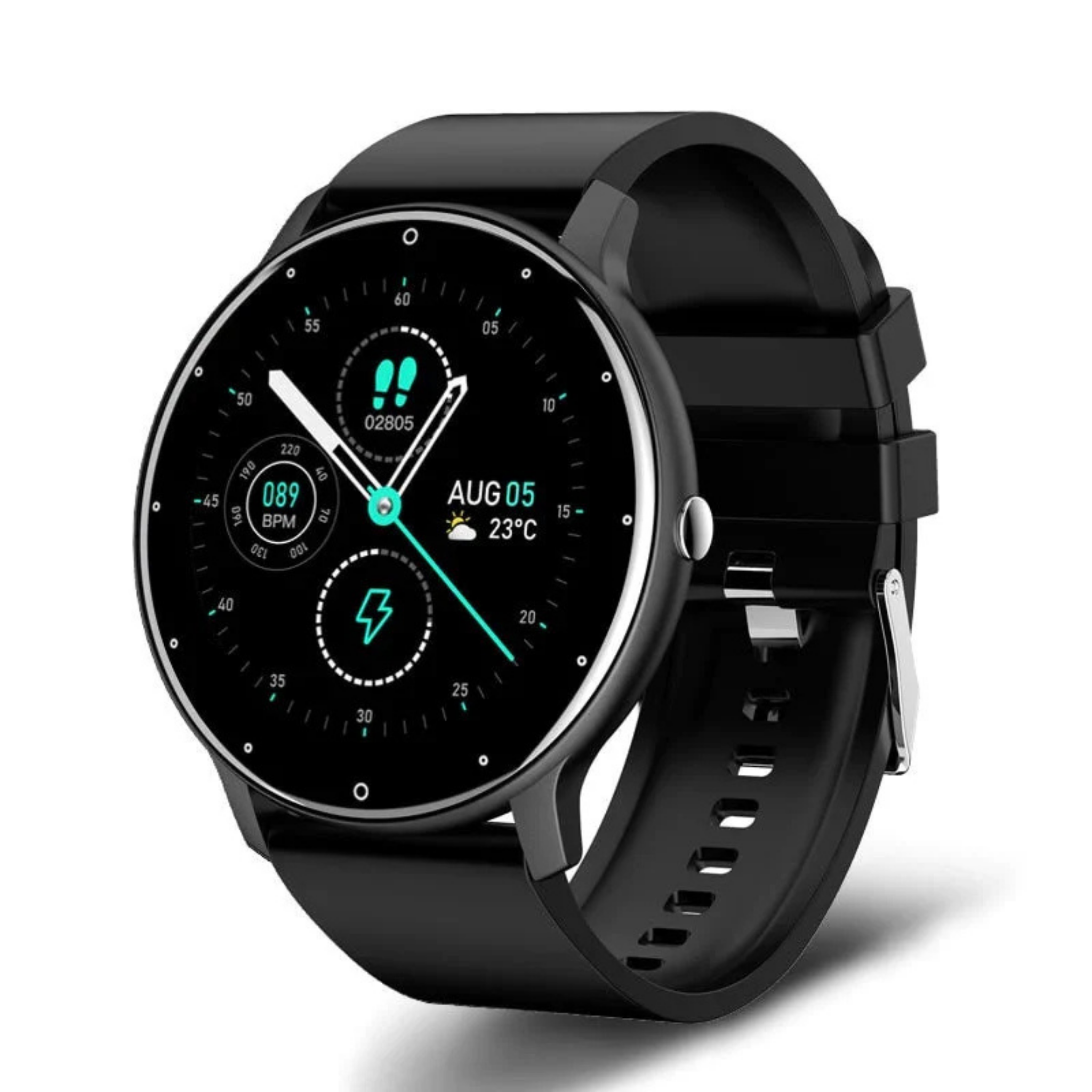 HealthTrack Pro Smart Watch - Blood Pressure & Heart Rate Monitor