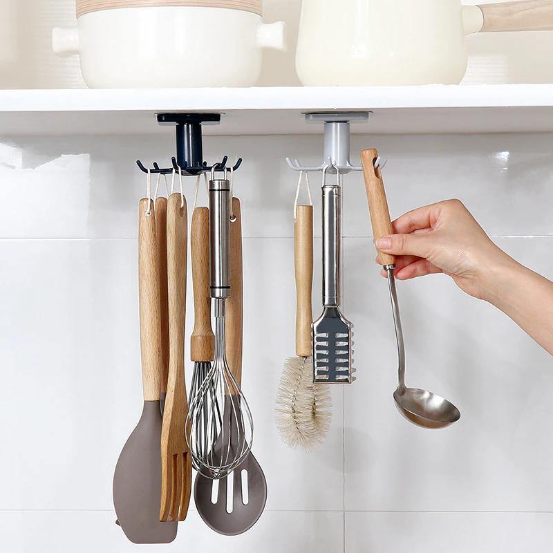 Rotating Kitchen Utensil Organizer - Culinary Elegance