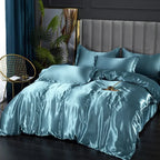 Silk Satin Bedding Set - LuxeDreams