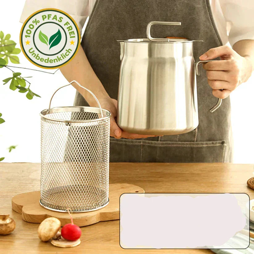 Compact Round Fryer - CulinaryElite