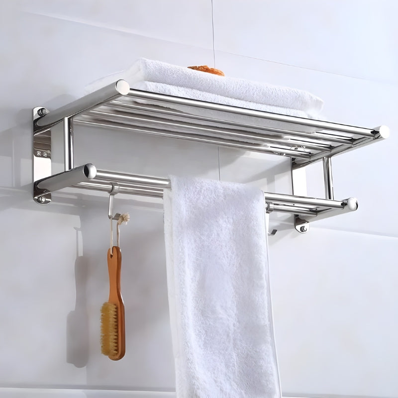 Stainless Steel Towel Rack - LuxeHome Essentials