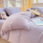 Cozy Flannel Fleece Duvet Cover - LuxeNest