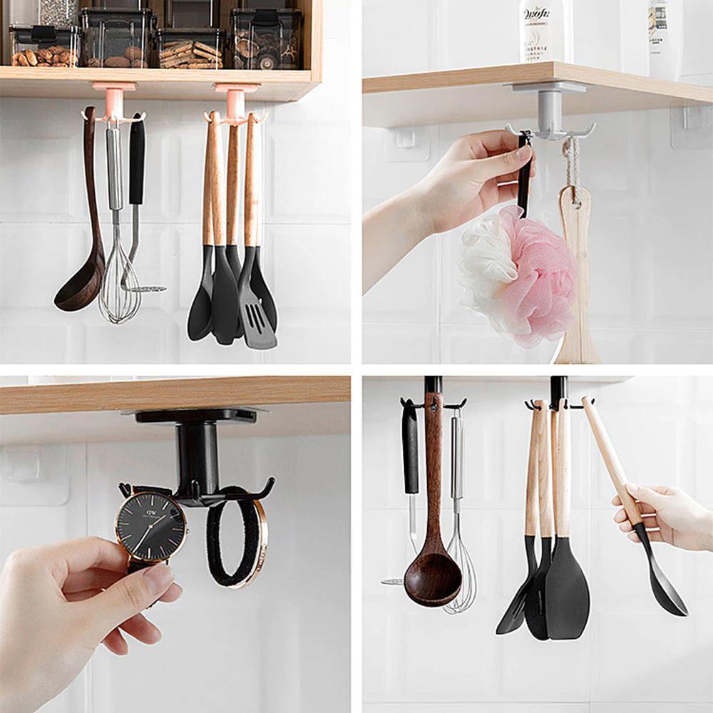 Rotating Kitchen Utensil Organizer - Culinary Elegance