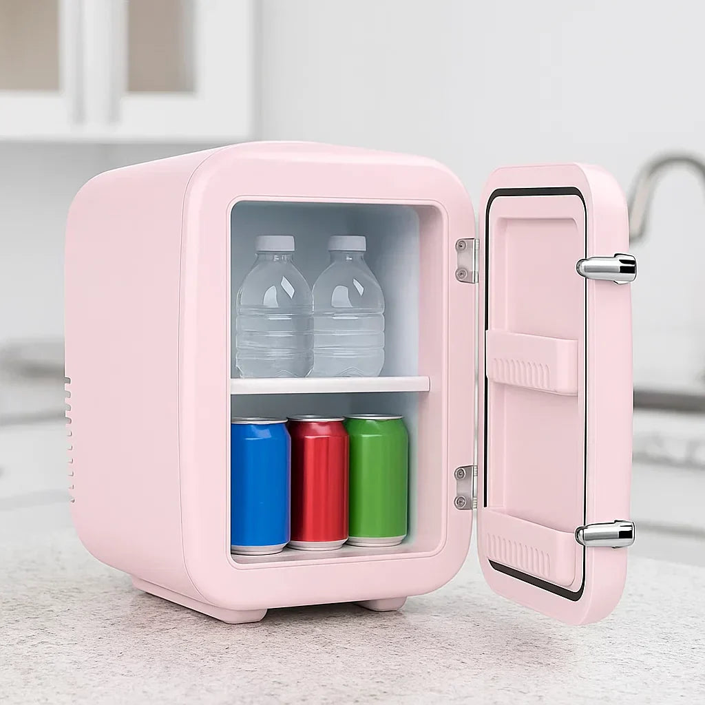 Portable Mini Fridge - ChillMate with Dual Power for Travel
