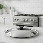 CookShield Lid - Versatile Stainless Steel Kitchen Essential