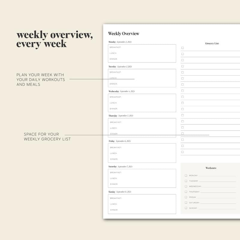 Daily Planner 2024-2025 - OrganizePro