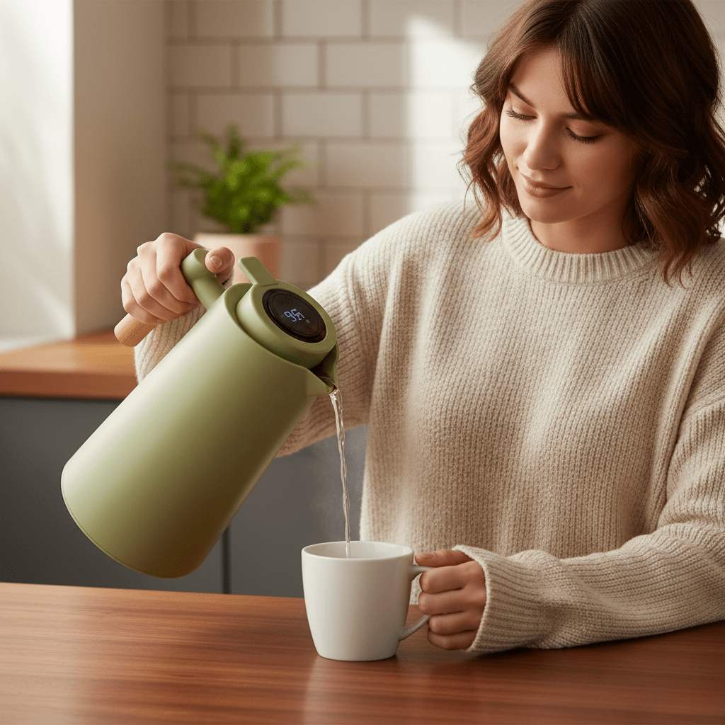 Thermos Flask - PureSteel Leak-Proof & Stylish Design