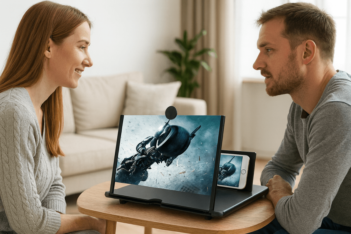 Screen Magnifier - VisionPro Foldable HD for Smartphones