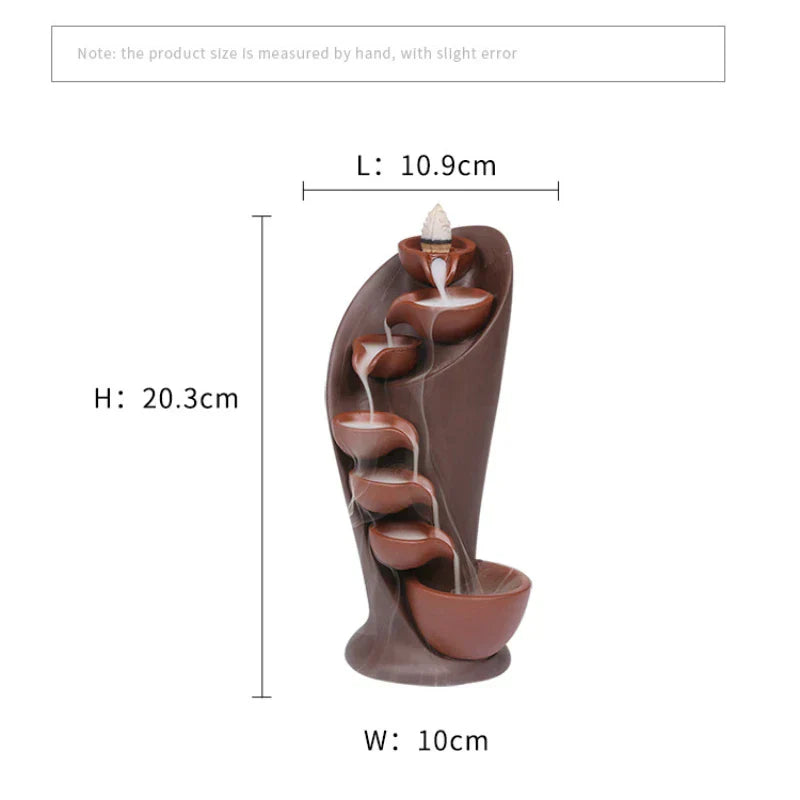 Aromatic Waterfall Incense Holder - ZenAura