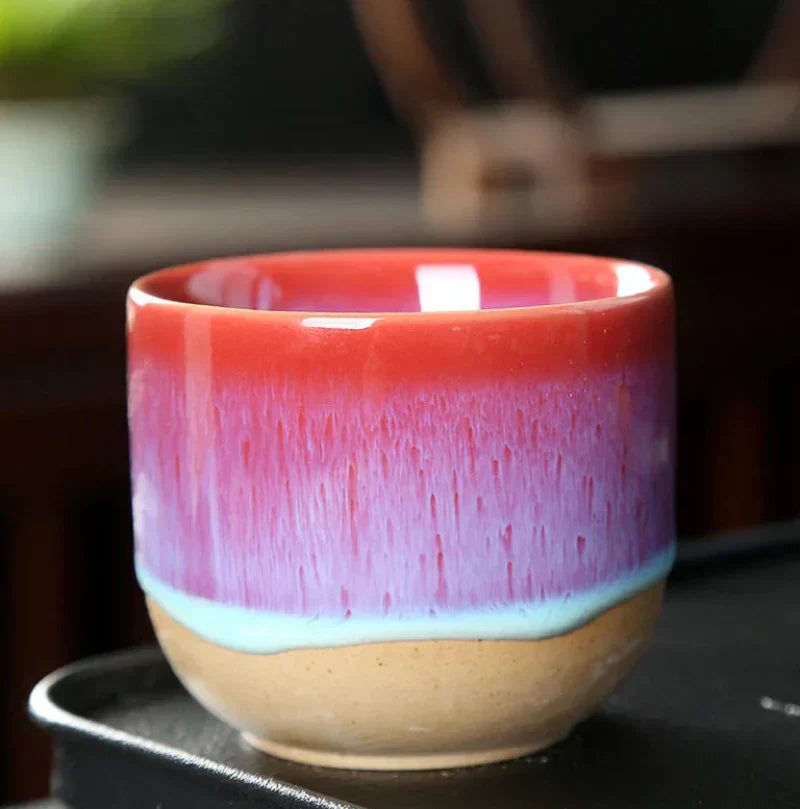 ColorSplash Ceramic Tea Cup - Artisan Brew Co.