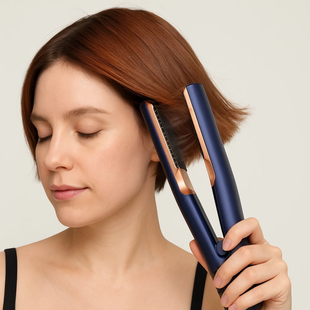 SmoothStyle 2-in-1 Hair Dryer and Straightener - Fast Heat Technology