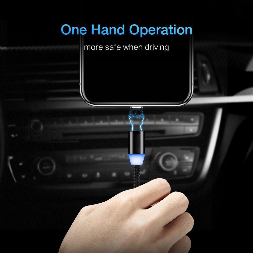 Magnetic USB Cable - LuxeConnect with Fast Charging Feature