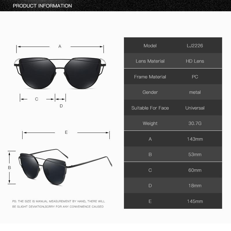 Cat Eye Sunglasses - LuxeVision