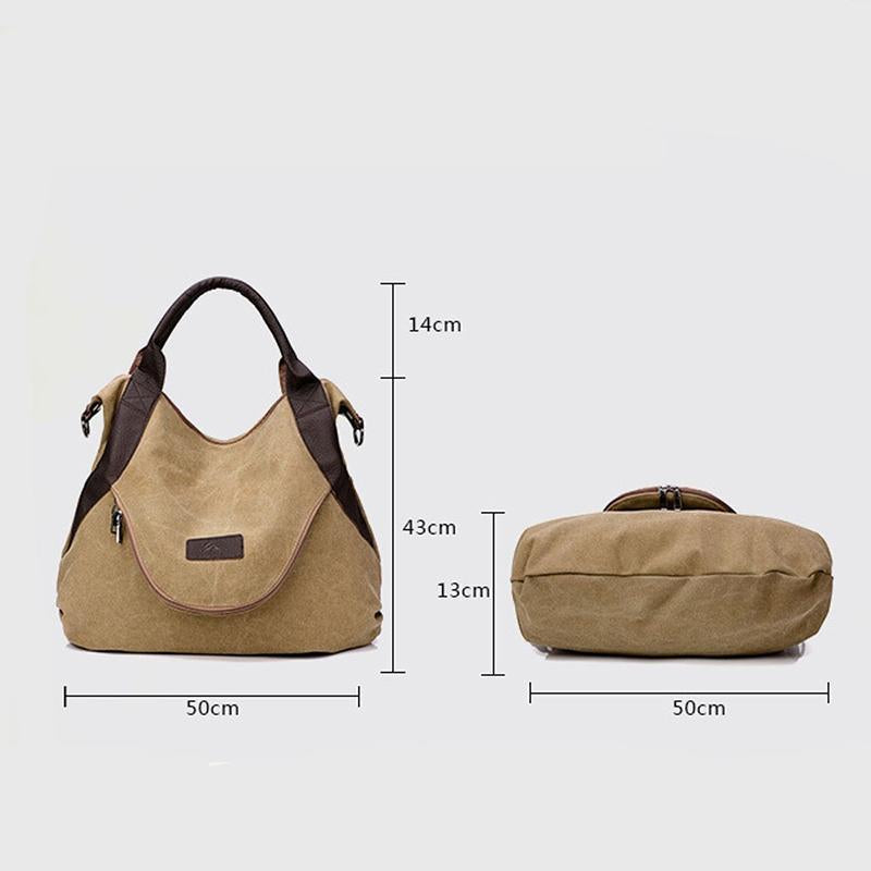 Canvas Messenger Bag - Terra Luxe