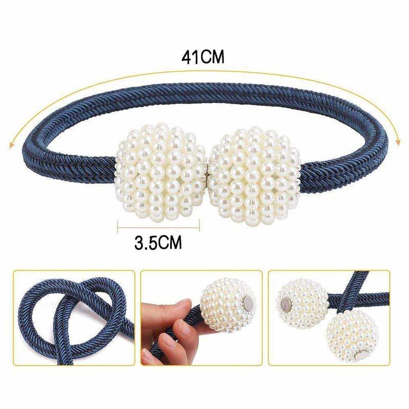 Magnetic Pearl Curtain Tiebacks - LuxeHome Decor