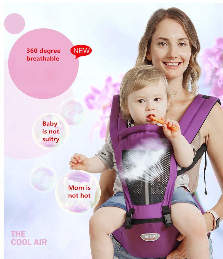 Ergonomic Hipseat Baby Carrier - LuxeNest