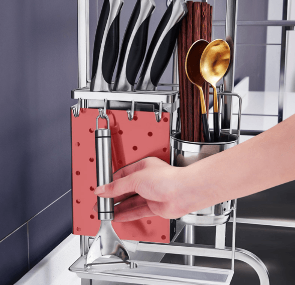 Telescopic Stainless Steel Drain Rack - AquaElegance