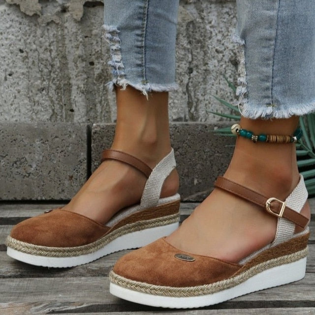 Comfort Wedge Sandals - LuxeStep