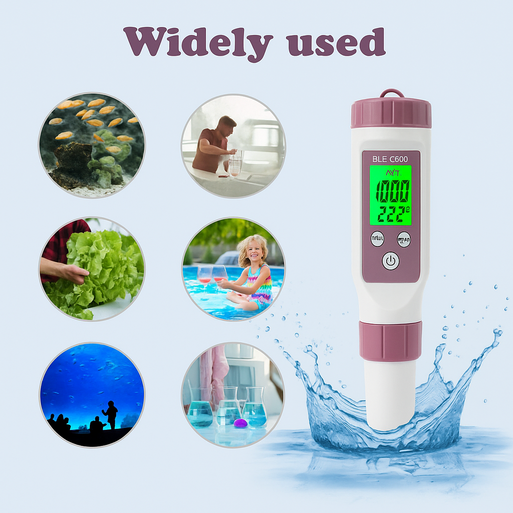 Digital Pool Water Tester - AquaSense Pro