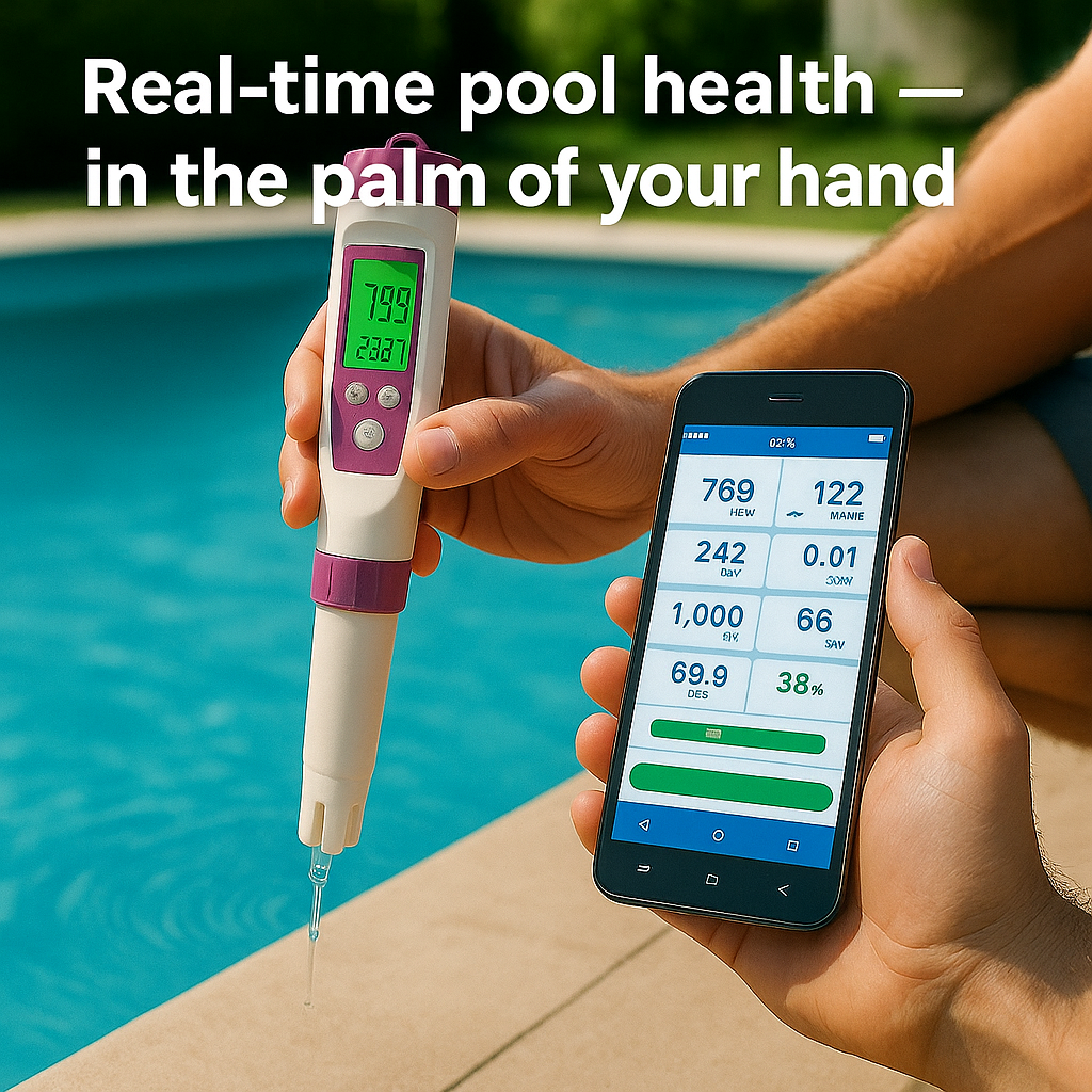 Digital Pool Water Tester - AquaSense Pro