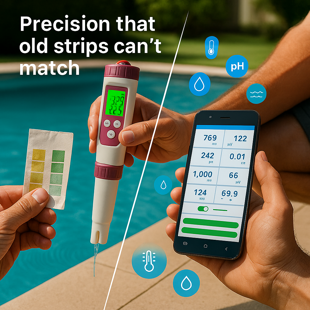 Digital Pool Water Tester - AquaSense Pro