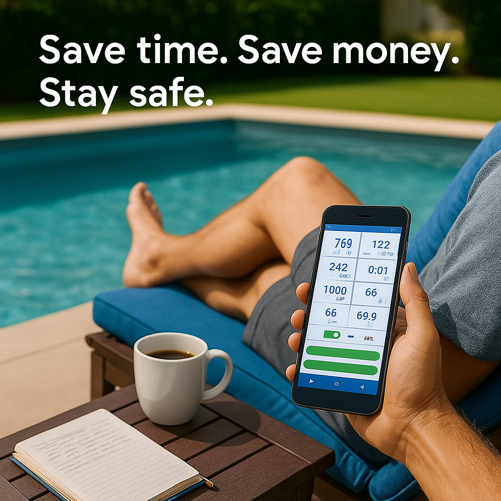 Digital Pool Water Tester - AquaSense Pro