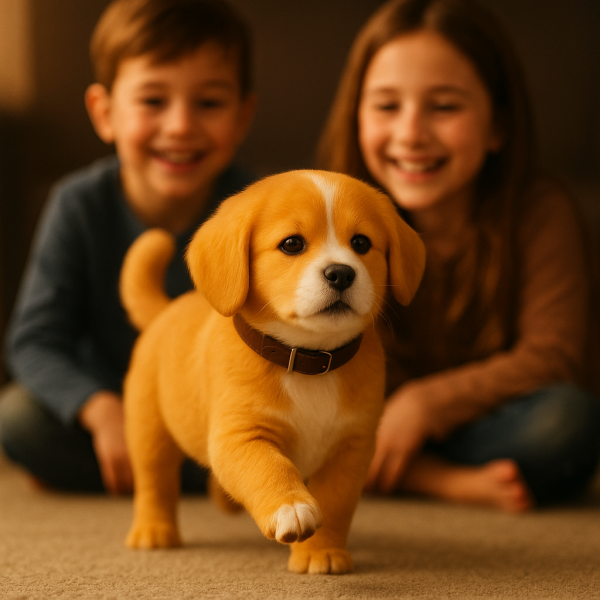 Interactive Plush Dog Toy - Pawsitive Play