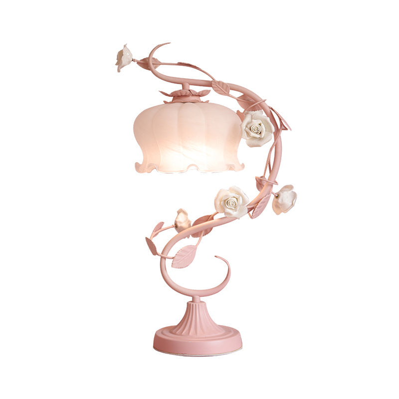 Rose Glow Lamp - Luminara Elegance