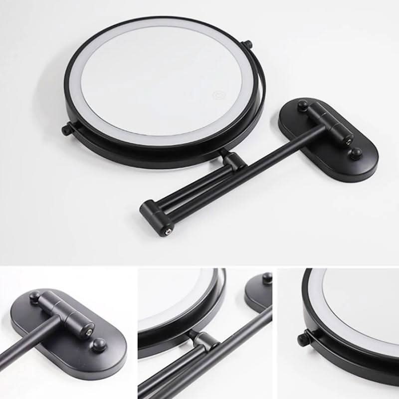 LED Makeup Mirror - LuxeGlow with Touch-Control Lighting