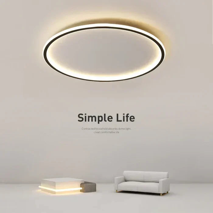 AuroraSphere Round Ceiling Light - Luminara Designs