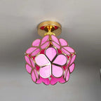 Floral Glass Ceiling Light - Luminara Designs