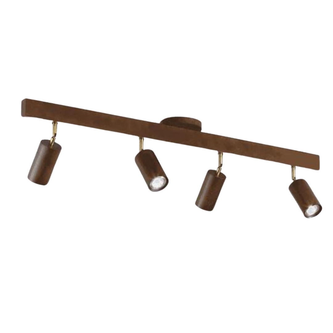 Wooden Adjustable Ceiling Spotlight - LuxeBeam