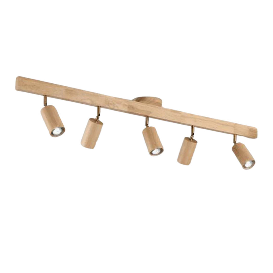 Wooden Adjustable Ceiling Spotlight - LuxeBeam