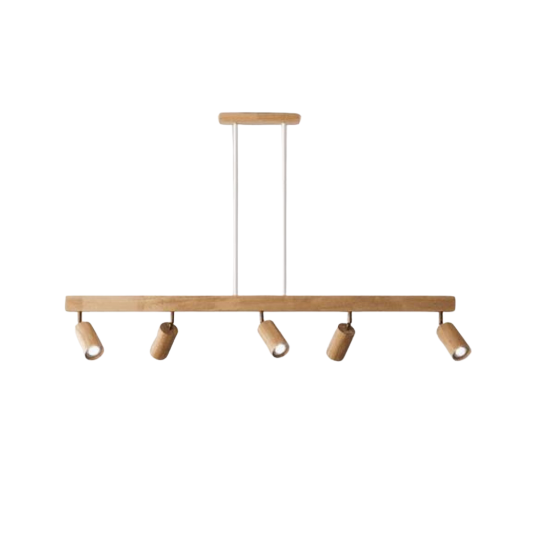 Wooden Adjustable Ceiling Spotlight - LuxeBeam