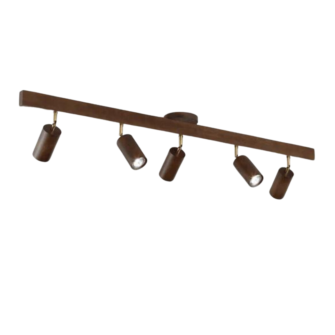 Wooden Adjustable Ceiling Spotlight - LuxeBeam