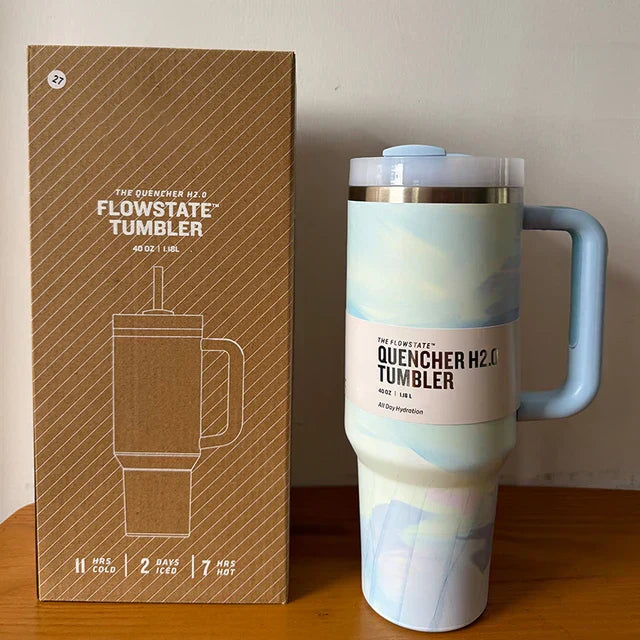 Insulated Travel Cup with Straw - LuxeSip