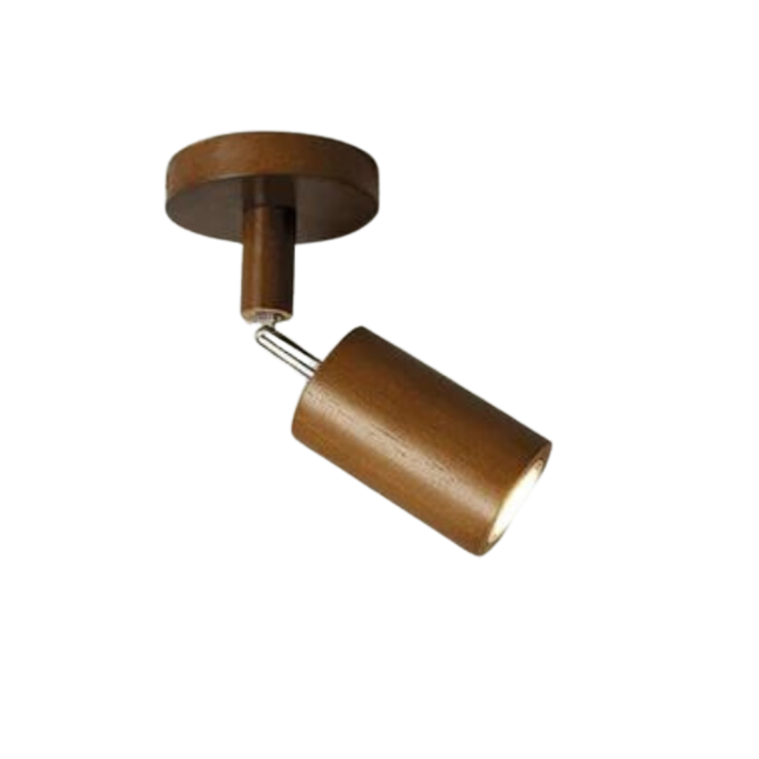 Wooden Adjustable Ceiling Spotlight - LuxeBeam